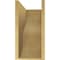 Ekena Millwork 9"W x 18"D x 18"H Classic Greensboro Rough Cedar Woodgrain TimberThane Corbel, Primed Tan CORUR09X18X18GRNRCPR - alternate 3